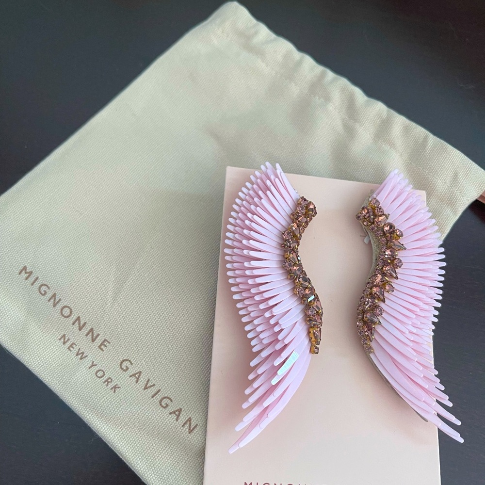 Mignonne Gavigan Pink Earrings. New. From the club mad subscription box.